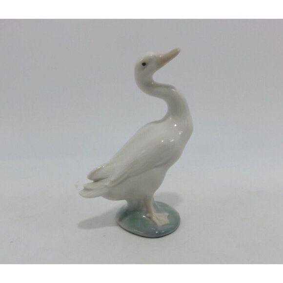 Vintage Lladro GOOSE Small Porcelain DUCK Figurine 1970s Collectible - Picture 2 of 10
